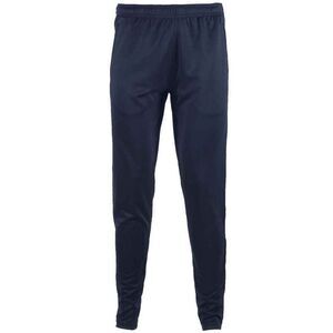 Tombo Mens Slim Leg Training Sweatpants / Navy